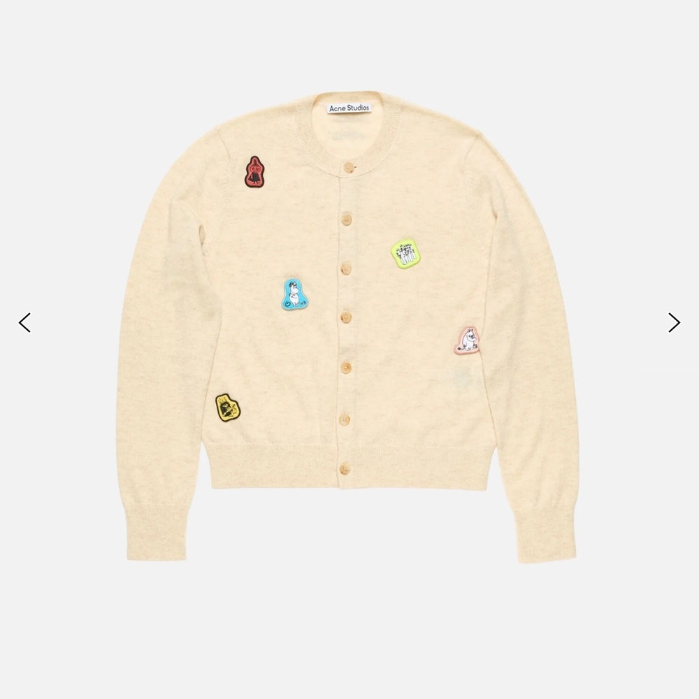 Acne Studios x MOOMIN wool Cardigan Sweater - Picture 10 of 10